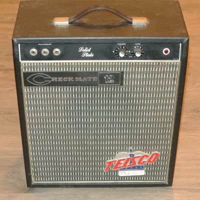1960's Checkmate 12 Amplifier by Teisco Del Rey - Made in USA !- Needs Service but Works image 1