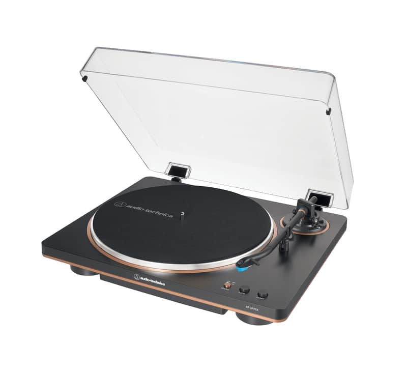 Audio-Technica - Fully Automatic Wireless Belt-Drive Turntable AT-LP70XBT / Bronze Black image 1