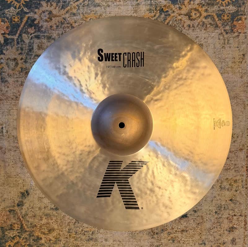 Zildjian K SWEET CRASH 19” 1510 g CLEAN and Sounds Perfect! ANNIVERSARY STAMP! Don’t Pay $500! image 1