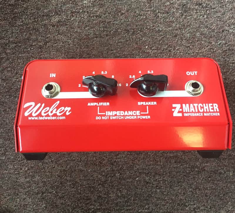 Ted Weber 50 Watt Z-matcher, Impedance Matcher unit 2017 Red image 1