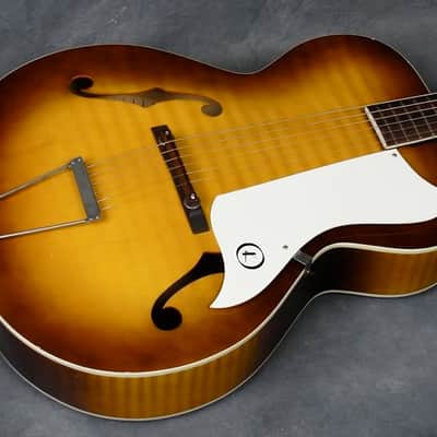 Beautiful Vintage 1950's Kay Hollowbody Archtop Guitar w/Kelvinator Headstock image 2