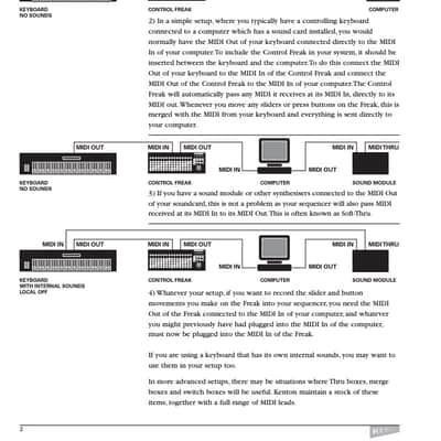Kenton Control Freak programmable hardware MIDI controller for controll old synths parameters image 9