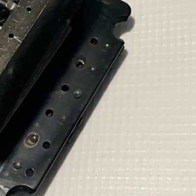 1990's Jackson King V & Dinky Guitars JT-580 Takeuchi Black Licensed Floyd Rose Tremolo Guitar Bridge image 9