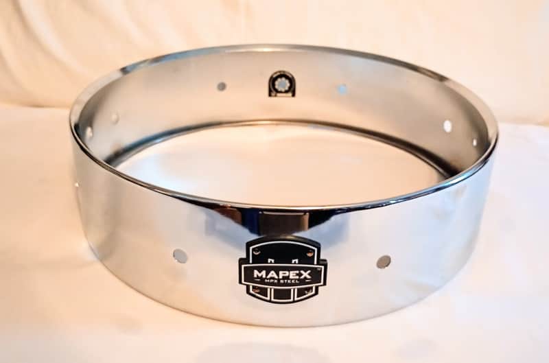 MAPEX STEEL SNARE DRUM SHELL 13" 8L - FREE SHIP TO C-USA! image 1