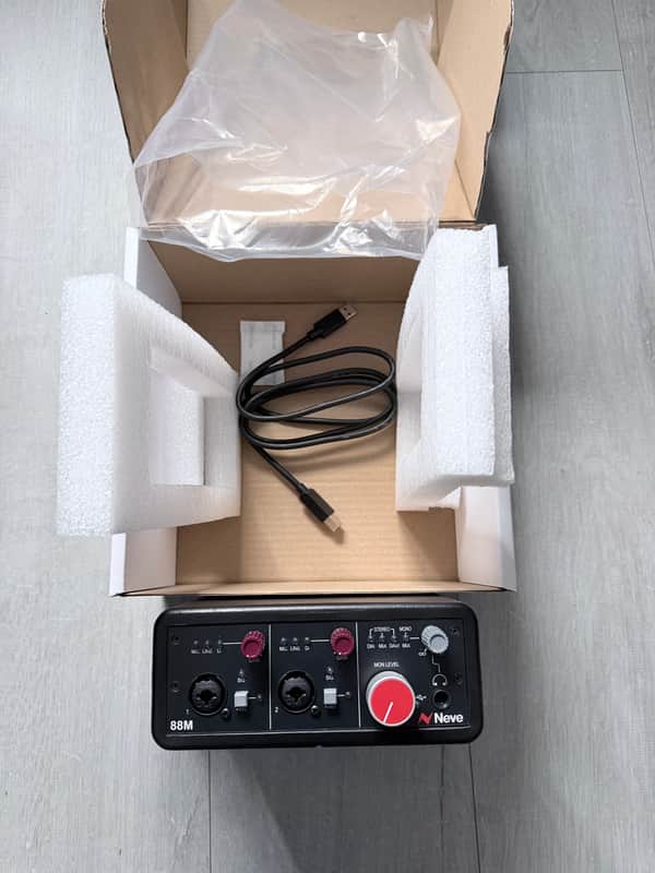 AMS Neve 88M USB Audio Interface 2022 - Present - Black image 1