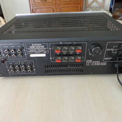 Pioneer SA-708 Silverface Amplifier w Fluoroscan Meters - Super Phono Specs image 7