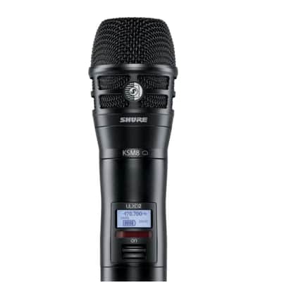 Shure ULXD2/K8B=-V50 Black ULX-D HH Transmitter with KSM8 capsule image 1
