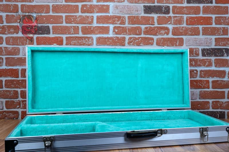 Fender Hendrix Monterey Flight Case 1997 - Black & Chrome With Blue Interior image 1
