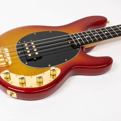Ernie Ball Music Man StingRay 4 H Special, Cherry Punch / Ebony image 5