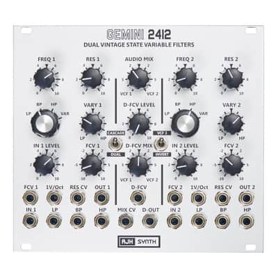 AJH Synth Gemini 2412 Eurorack Dual Filter Module (SEM) (Silver) image 4