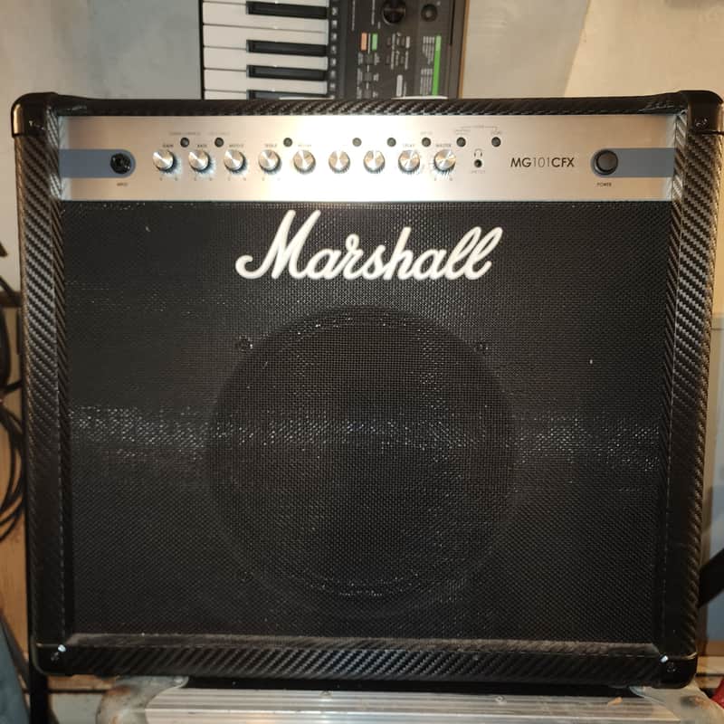 Marshall MG Carbon Fiber MG101CFX 2-Channel 100-Watt 1x12" Solid State Guitar Combo 2011 - 2018 image 1
