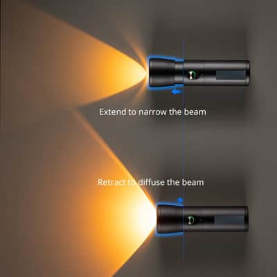 RGB LED Photography Flashlight, 7500mAh Aluminum Alloy Patterned Ambient Light, 4 Color Fill Light with 20 Patterned Light Filters, Perfect for Photo image 2