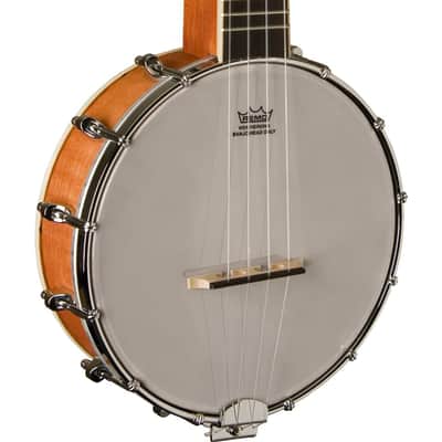 Oscar Schmidt OUB1 Banjolele 4-String Concert Banjo Ukulele, Satin Natural image 3