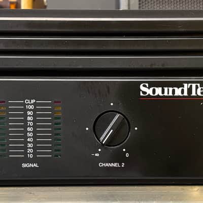 SoundTech A1000 Power Amplifier 1990s - Black image 1