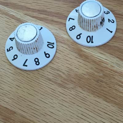 Vintage Spec Relic Knobs Slotted Set Screws CTS Pot for Fender Jazzmaster USA Witch Hat image 3