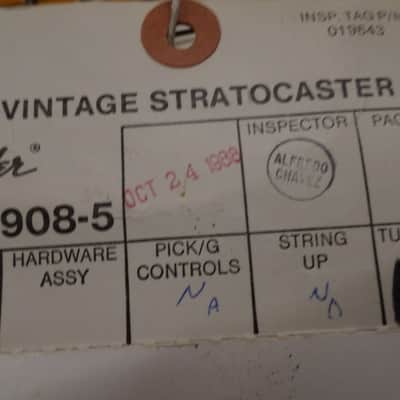 Fender Stratocaster '57 Reissue AVRI 1988 -BLONDE 1957 Vintage American Reissue- Fabulous Guitar image 15