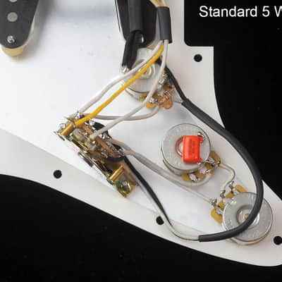 Loaded Toneshaper Stratocaster Pickguard, Harness - 4 Pickguard Colors - 2 Harness Choices image 3