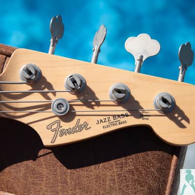 2020 Fender Hybrid Jazz Bass with Maple Fretboard - Indigo - Made in Japan - Pro Set Up w Perfect Frets/Action/Intonation! image 3