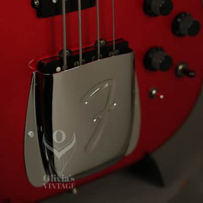 1980's Fender Contemporary Power Jazz Bass Special MIJ Candy Apple Red image 5