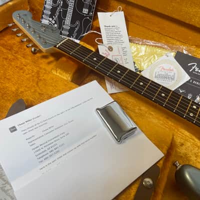 2005 Fender FSR Deluxe Vintage Player ‘62 Stratocaster Ice Blue Metallic Thin Skin Lacquer Matching Headstock 22 Frets Wildwood Spec ARVI Reissue RARE! image 5