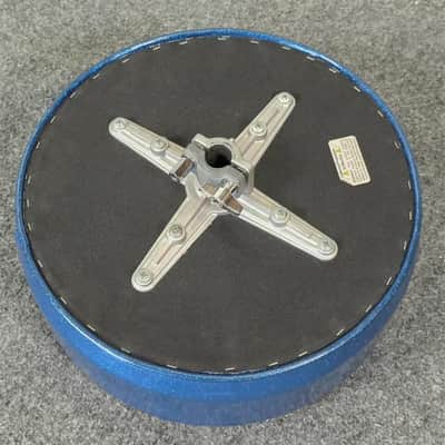 Immagine Used Pork Pie Round Throne w/Black Crush Top Blue Sparkle - Very Good - 4