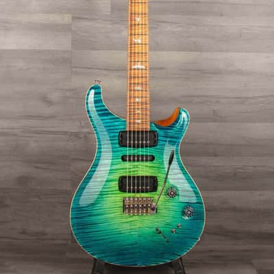 PRS Private Stock Modern Eagle V PS#10378 - Green Luminlay LTD - LAGUNA GLOW image 2