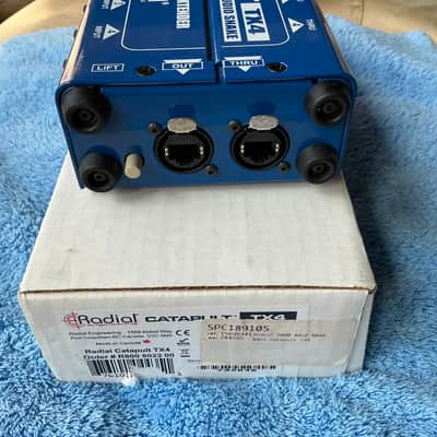 Radial Catapult TX4 4-Channel Balanced Snake Box Transmitter 2022 - Present - Blue image 5