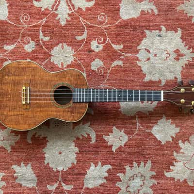 Hindmarsh Valley Ukuleles Custom Order Baritone Uke - Flamed Koa #16 - w/ HSC image 2