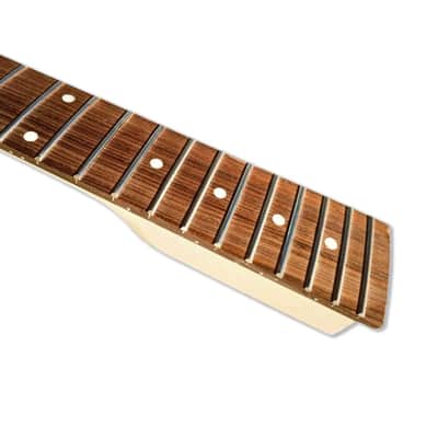 Baritone Electric Guitar Neck – 27" Scale, Maple / Rosewood, 22 Frets image 5