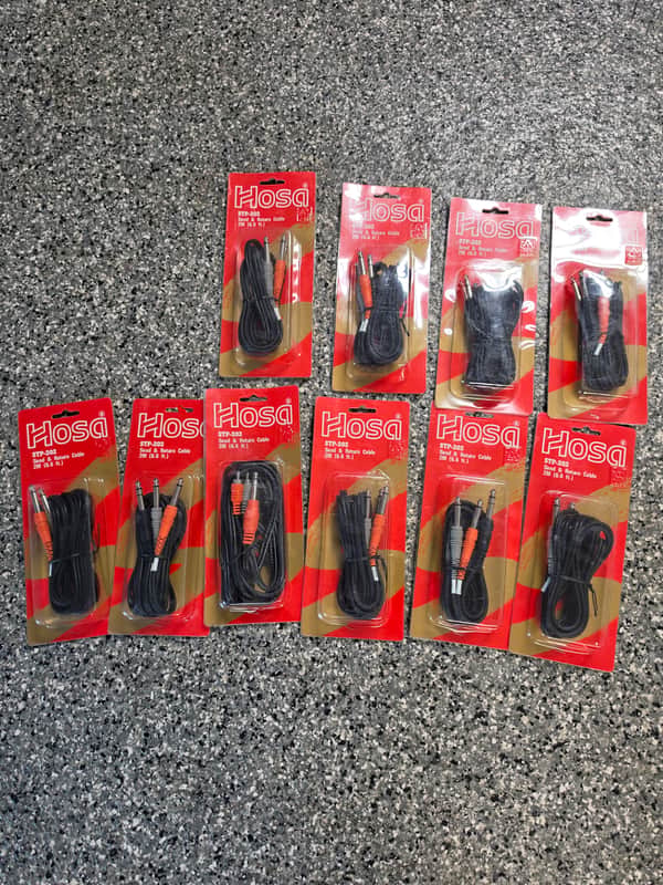 Hosa STP-202 2M Insert cable quantity of 10 image 1