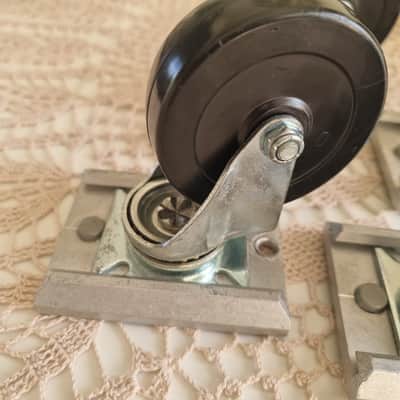 Mesa Boogie Track-Loc 3" Caster Set with Mounting Plates image 5