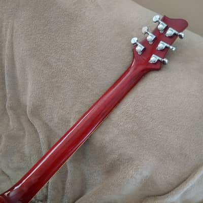 RWG Raven West Guitars RG450 PRS Style 2000 ish - Cherry Sunburst Flame image 7