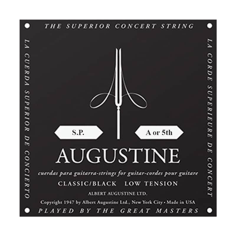 Augustine Augustine A6BK Classic Black Single String – E/6th C…