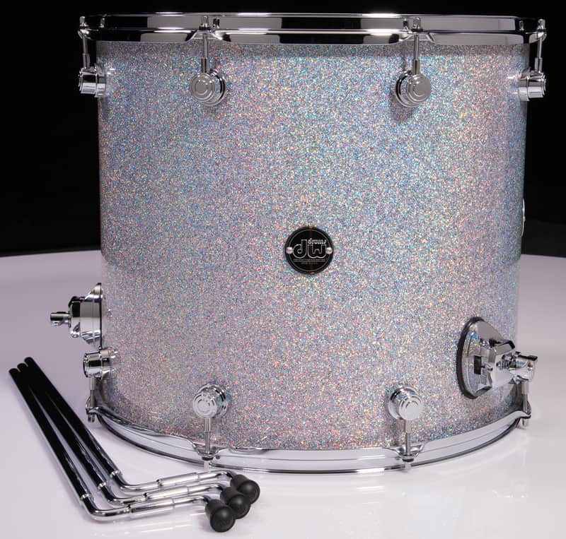 DW Performance Series 16x18 Floor Tom Diamond Nebula image 1