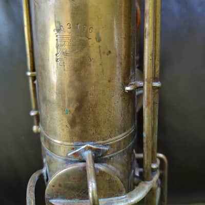 Buescher Baritone Saxophone True Tone 1931 - Bare Brass image 9