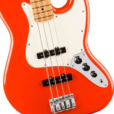 Fender Player II Jazz Bass Maple Fingerboard Coral Red image 3