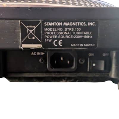 Stanton STR8.150 Gen 1 Straight Arm DJ Turntable Direct Drive Vinyl Record Player image 7