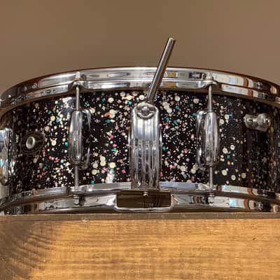 1960's Slingerland Mardi Gras Radio King Super Gene Krupa 5.5x14 Solid Shell Snare Drum image 6