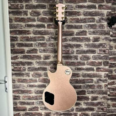 GIBSON LES PAUL CUSTOM ROSE GOLD SPARKLE image 6
