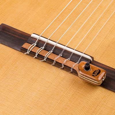 KNA NG-2 Portable Piezo Nylon String Classical Flamenco Guitar Pickup with Volume Control image 4