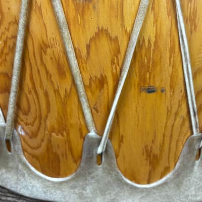 Handmade Powwow Portable Bass Drum - 22” x 19” image 5
