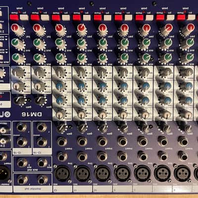 Midas DM16 16-Input Analog Mixer 2018 - Present - Blue image 4