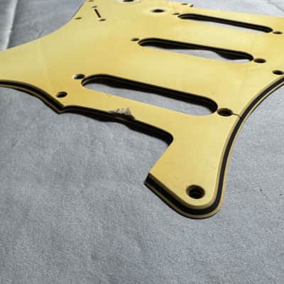 Fender Stratocaster Celluloid Nitrate Pickguard Vintage Relic Aged USA 63 - 65 1963 64 Mint Green Strat image 5