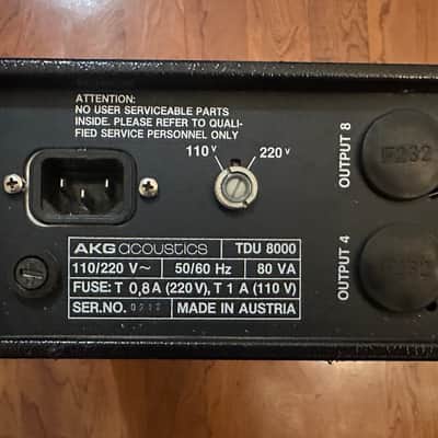 AKG TDU8000 time delay unit image 5