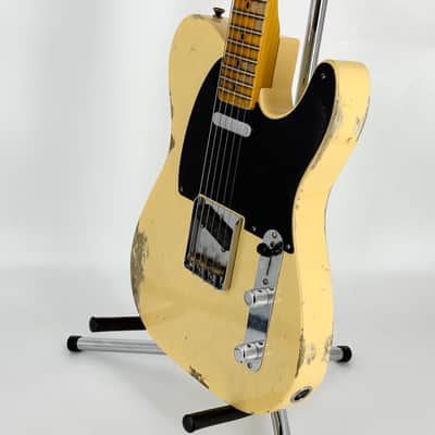 2016 Fender Custom Shop Limited Edition ’51 Telecaster Heavy Relic – Faded Nocaster Blonde image 7