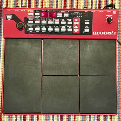 Nord Drum 3P 6-Channel Modeling Percussion Synthesizer 2016 - Present - Red image 2