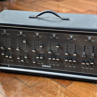 With demo video: Ultra-rare Yamaha VM100 discrete microphone preamp / mixer with spring reverb image 2