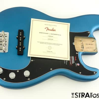 Fender American Performer Precision P Bass LOADED BODY Satin Lake Placid Blue. image 2