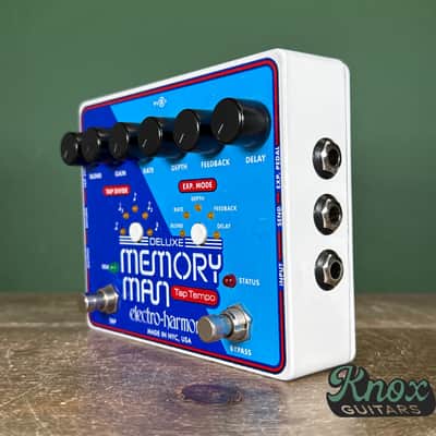 Electro-Harmonix Deluxe Memory Man Tap Tempo with Panasonic MN3005 Chip 2010s - Blue