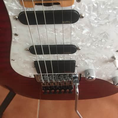 2009 ESP Edwards Snapper E-SN-145FR Quilted Black Cherry Top